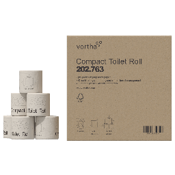 [5075] Vortha 202.763 papier toilette compact 2p 400f / CT 48 rlx.