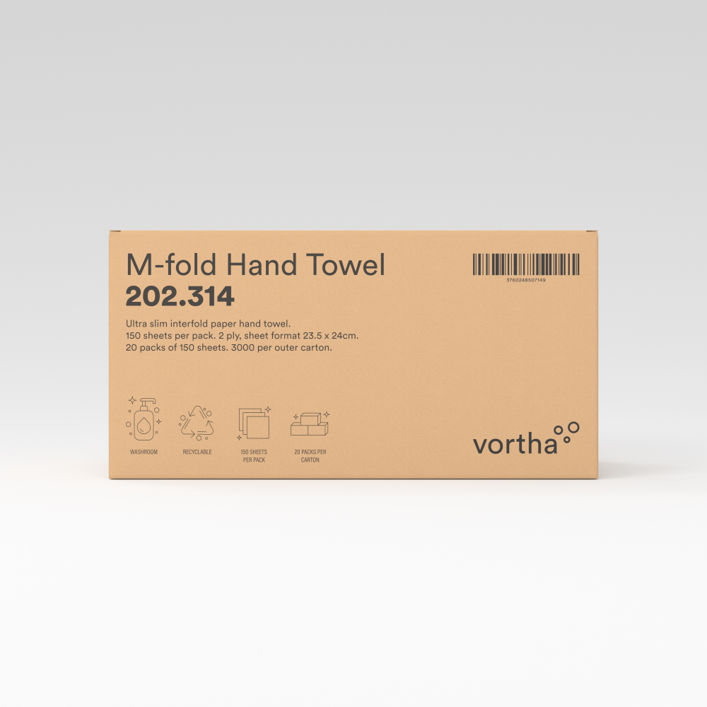 Vortha 202.314 essuie-mains pliés 2p / CT 3000F