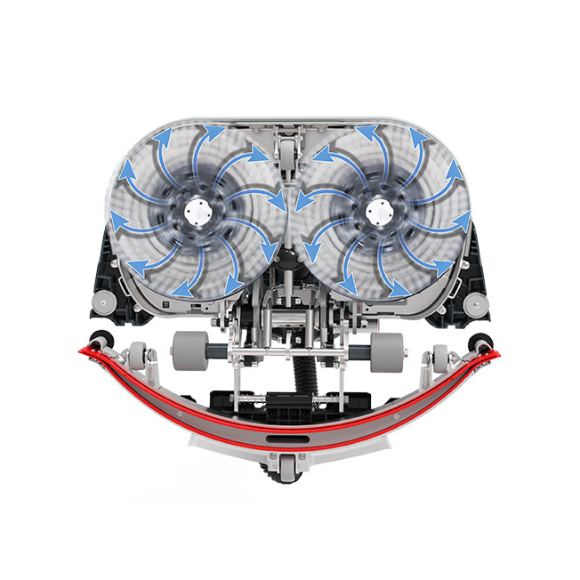 Autolaveuse compacte à batterie Numatic 244NX