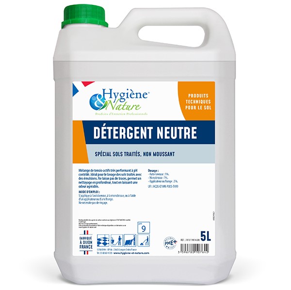 Détergent neutre sols traités / 5L