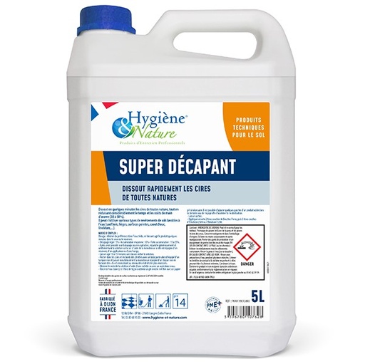 Décapant puissant pour sols "SUPER DÉCAPANT" / 5L