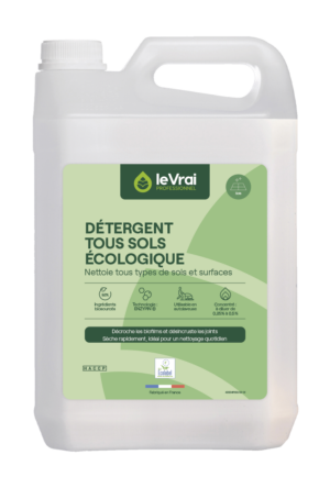 [1061] LE VRAI Enzypin détergent sols et multi surfaces Ecolabel 5322 / 5L ♻