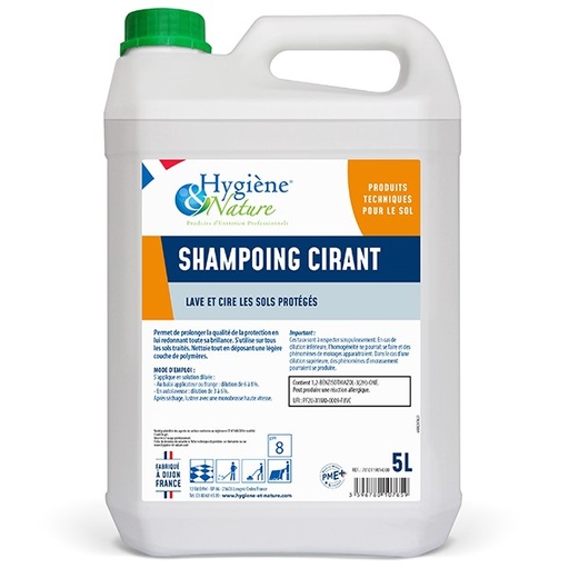 SHAMPOING CIRANT & SPRAY RÉNOVANT / 5L