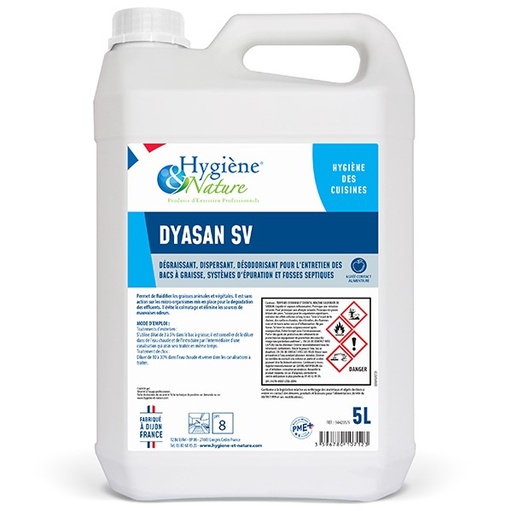Dyasan SV - Traitement biologique canalisations / 5L
