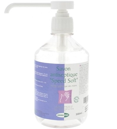 Anios savon antiseptique Speed Soft / Flacon 500ml avec pompe