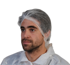 Charlotte ronde blanche clip PLP non tissé / Pqt 100