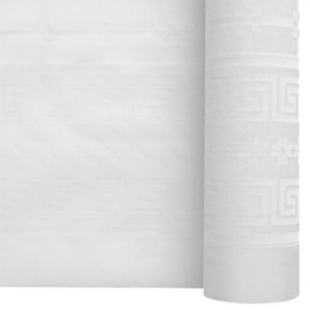 Nappe rouleau damassé 1,20x50M blanc 240700 / CT 4