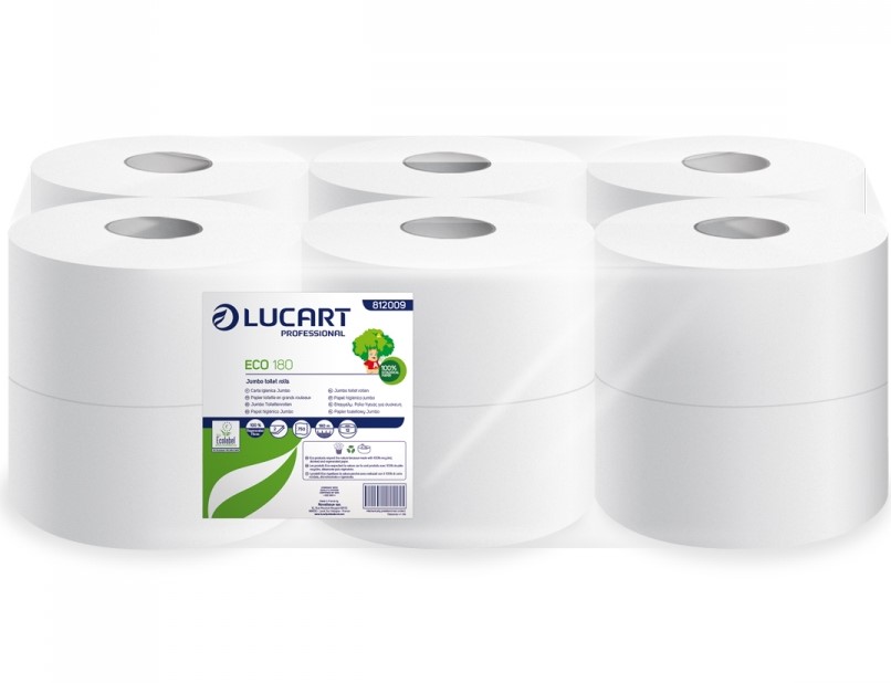 Papier toilette Mini Jumbo 2p Ecolabel 812009Y/ CT 12 rlx.