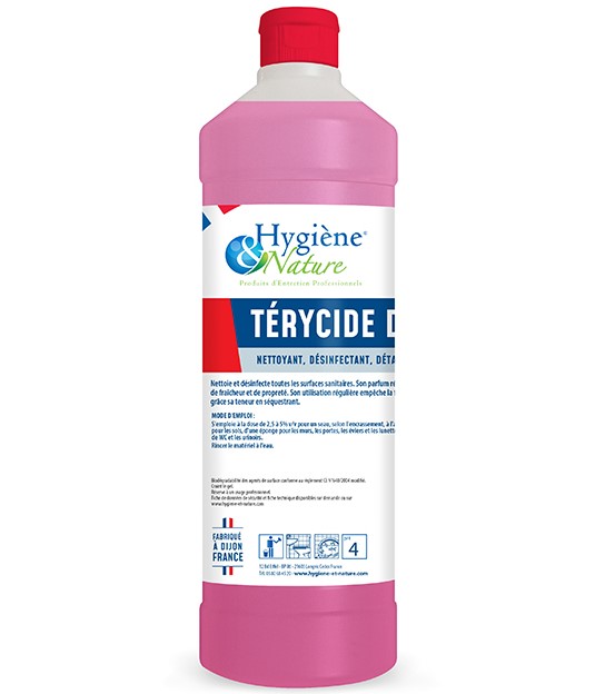 Terycide Désinfectant, détartrant désodorisant sanitaires / 1L