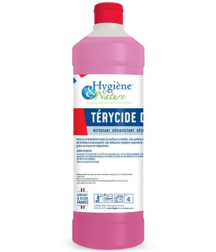 Terycide Désinfectant, détartrant désodorisant sanitaires / 1L