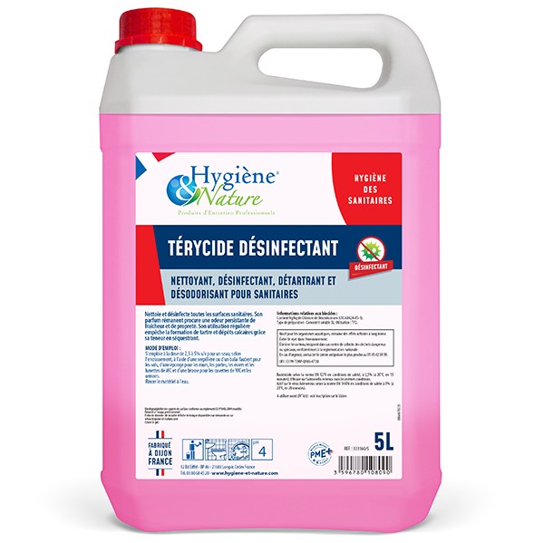 Terycide - Détartrant désinfectant surodorant sanitaires / 5L