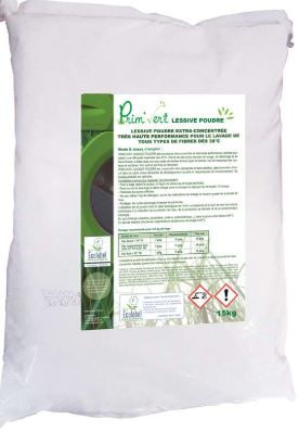 [7023] Lessive poudre Prim'vert Ecolabel / 15kg