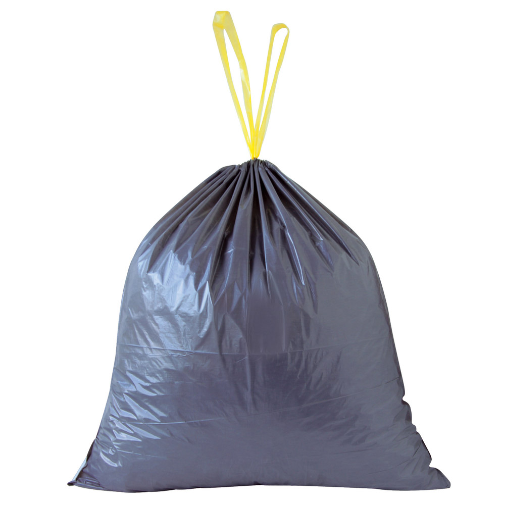 Sacs poubelles noir 30L lien coulissant / CT 500