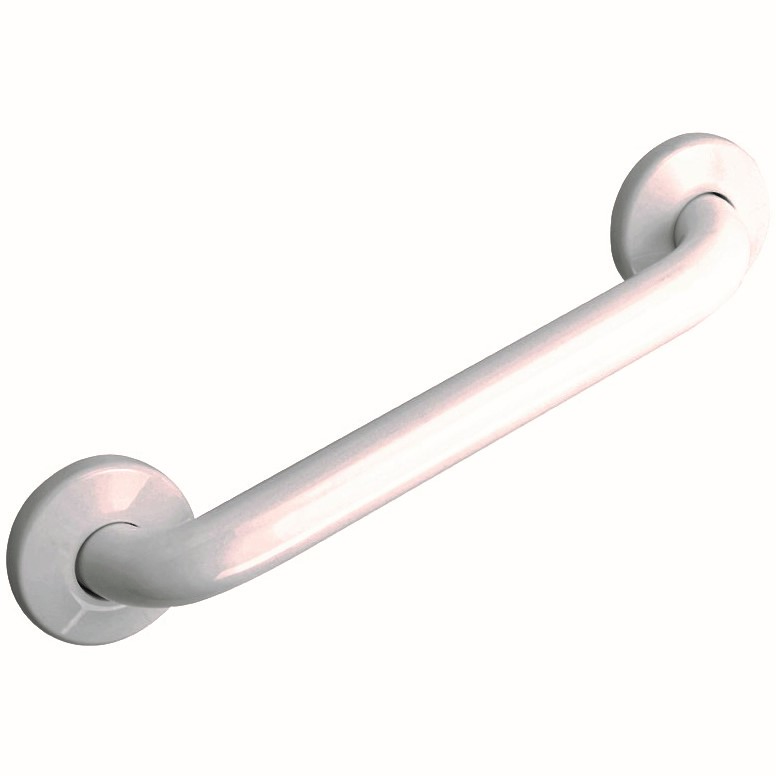 Duten barre d'appui droite 600mm, époxy blanc
