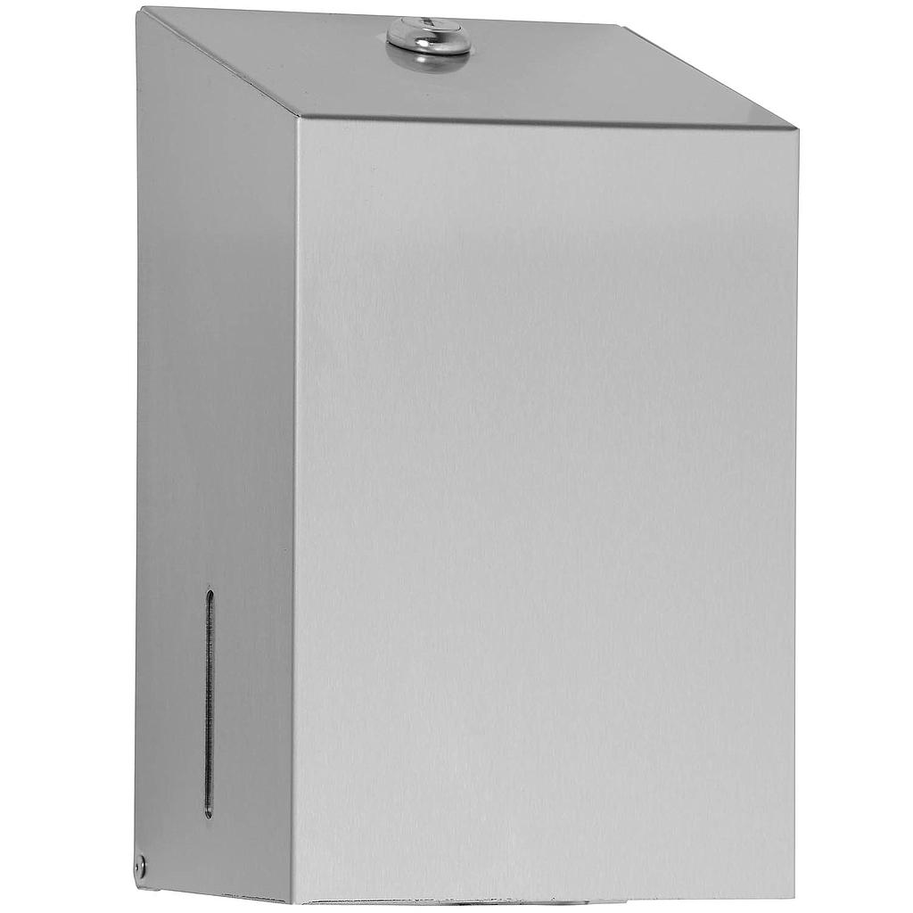 Duten distributeur papier hygiénique feuille à feuille, inox brossé