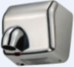 Duten 5476 sèche-mains automatique avec buse orientable 360°, inox brossé - Garantie 5 ans
