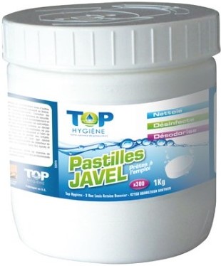 [6061] Pastilles de chlore / javel (150) / Bte 500g