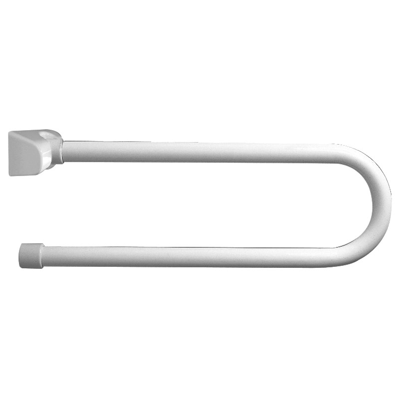 Duten barre d'appui relevable 700mm, époxy blanc