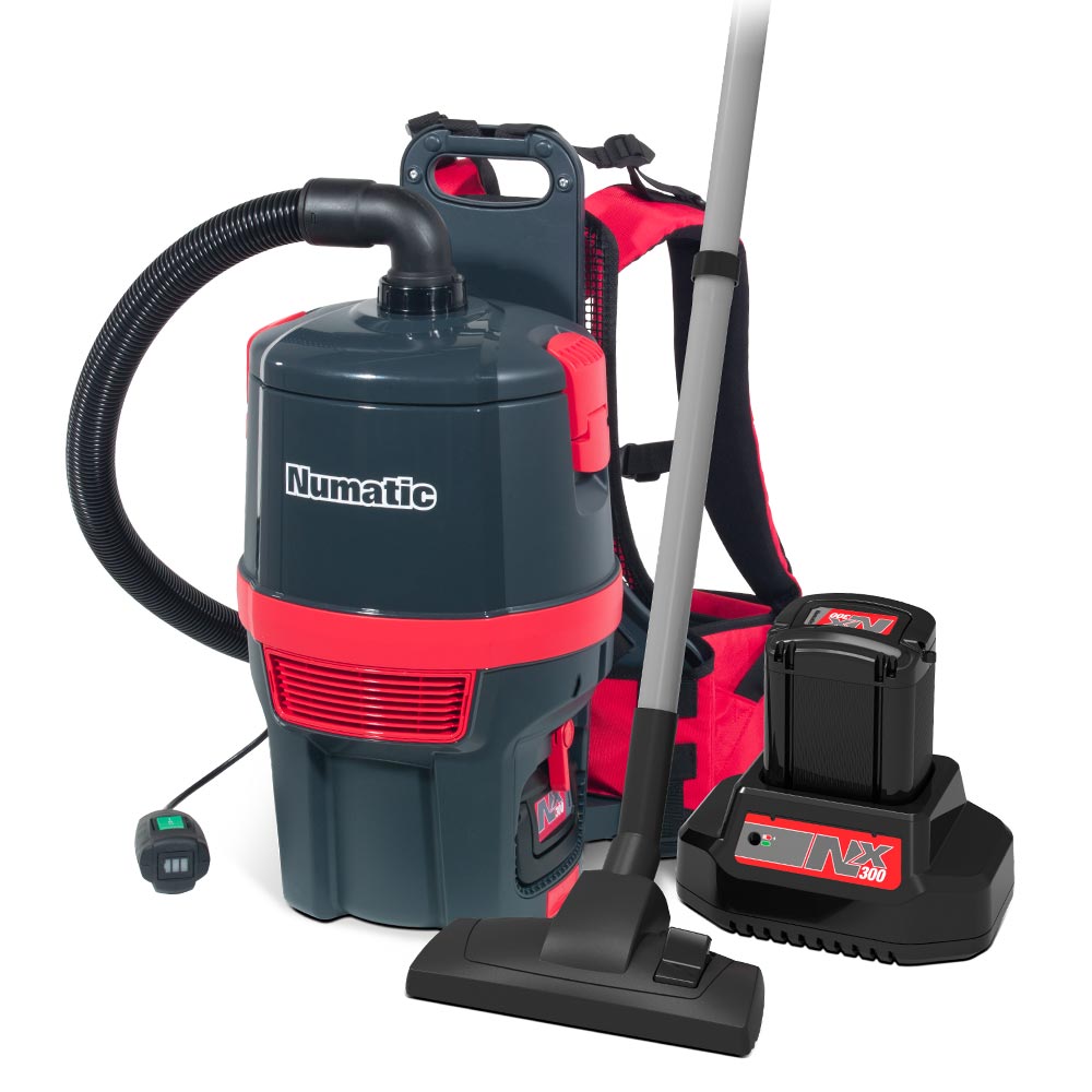 [1391] Numatic aspirateur poussière à batterie lithium dorsal - RSB150NX