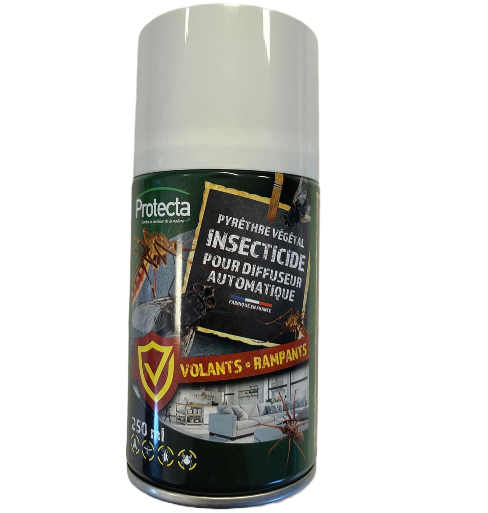 Insecticide MOUCH'CLAC volants et rampants  pour diffuseur automatique / 250ml