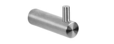 AP - Patère individuelle, inox brillant