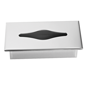 Duten distributeur de mouchoirs encastré, inox brillant - Garantie 25 ans