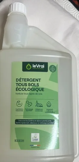 Enzypin détergent sols et multi surfaces Ecolabel 5358 / 1L