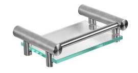 [A883-S] AP - Duten porte savon fixation mural, inox brossé - Garantie 25 ans