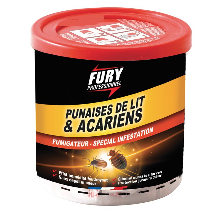 Fury fumigateur spécial punaises de lit & acarien