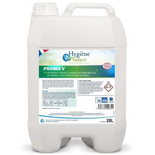 Proma V Liquide lave-vaisselle ECOCERT / 20L