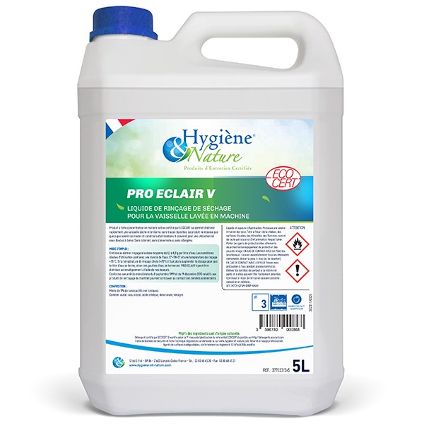 AP - Pro Eclair V Liquide de rinçage ECOCERT / 5L