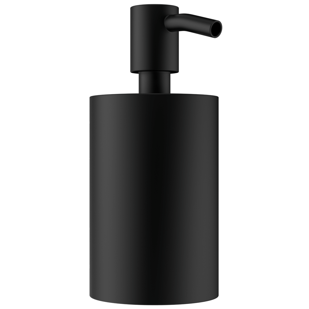 Duten distributeur de savon à poser 0.40L, finition noir mat - Garantie 5 ans