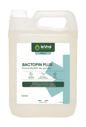 LE VRAI BACTOPIN PLUS 3820 - Désinfectant surfaces virucide prêt à l'emploi / 5L