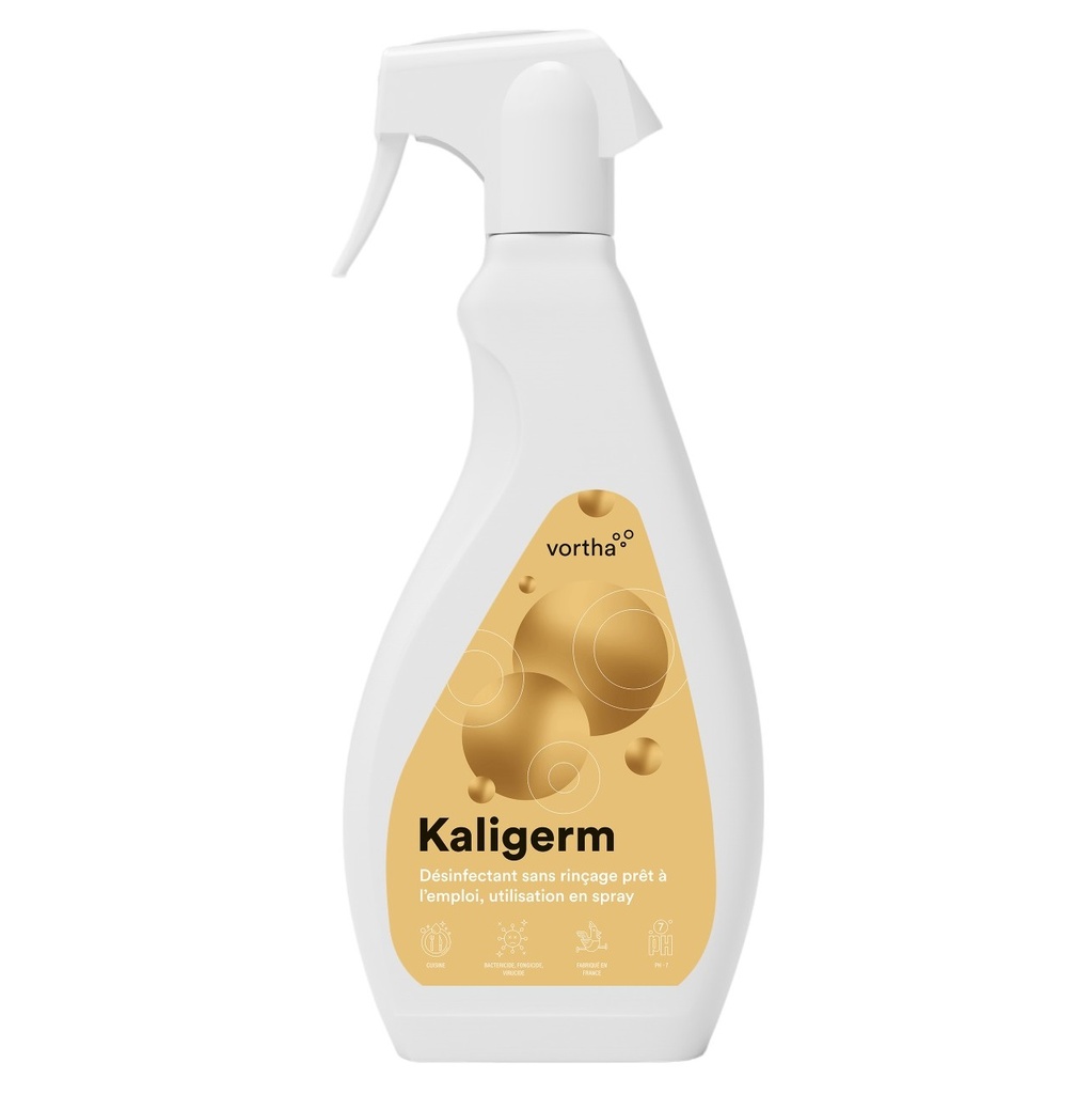 Vortha KALIGERM, Désinfectant PAE sans rinçage / 750ml