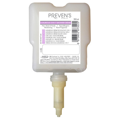 AP - GOJO 30659-12 LTX-12 PREVEN'S PARIS Luxurious 3-en-1 Lotion de Douche / CT 12