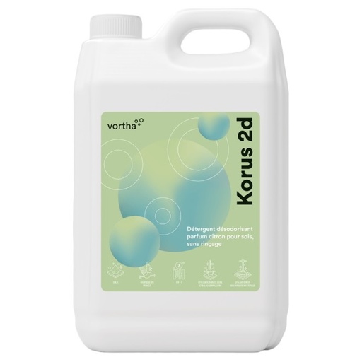 Vortha KORUS 2D détergent très concentré sols citron / 5L