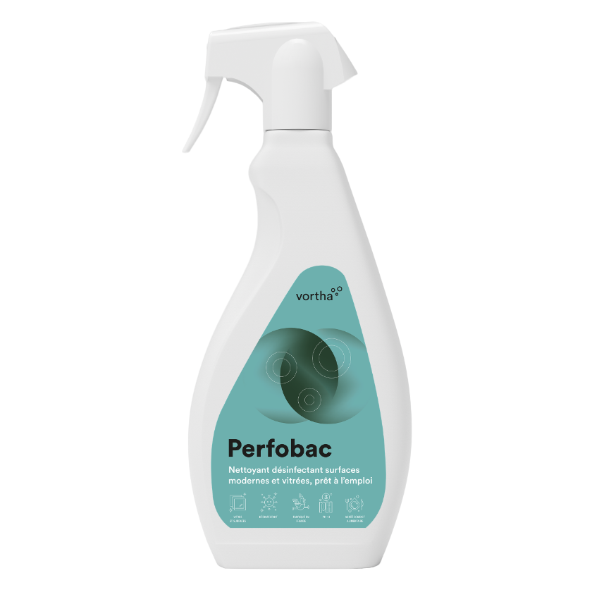 Vortha PERFOBAC nettoyant désinfectant vitres et surfaces / 750ml