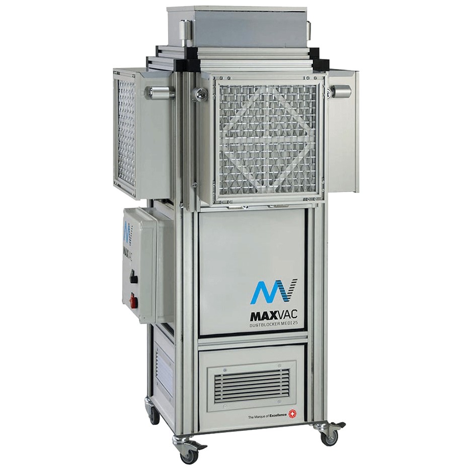 MAXVAC Medi25 - Purificateur d'air HEPA UV-C, haute performance 2000m3/h