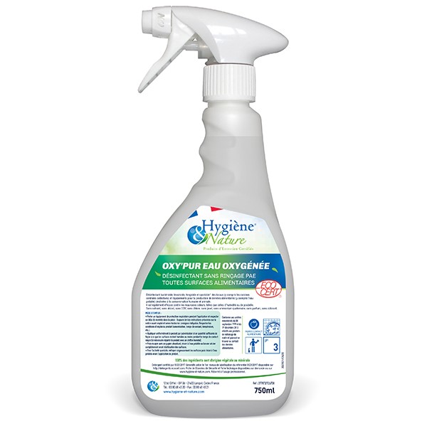 AP - OXY' PUR Désinfectant sans rinçage & anti-odeurs ECOCERT / 750ml
