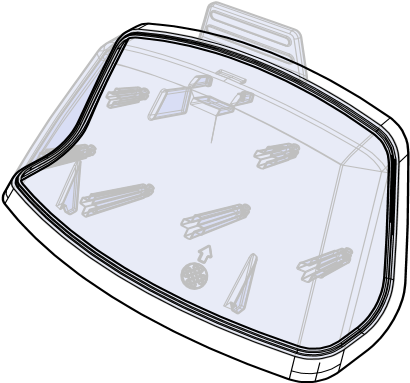 Numatic couvercle d'aspiration pour 244NX / 440NX