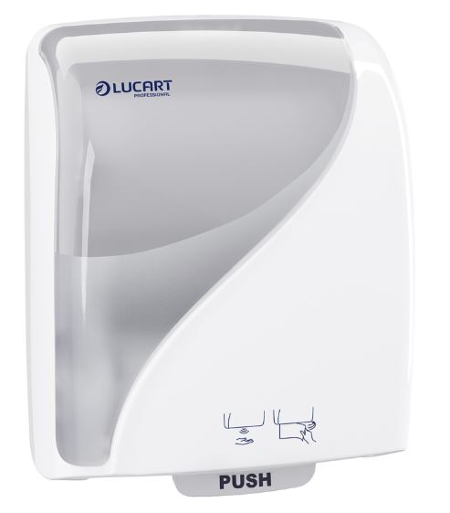 Distributeur essuie-mains Identity blanc 892990 mandrin carton