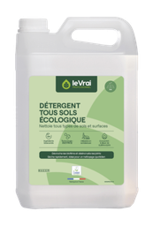 [1061] LE VRAI Enzypin détergent sols et multi surfaces Ecolabel 5322 / 5L ♻