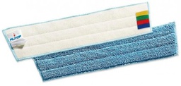 Frange microfibre velcro 60cm Microsurf bleue