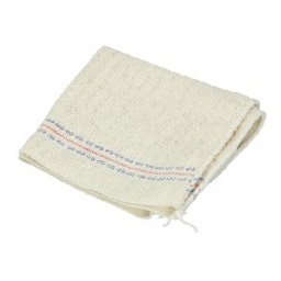 [2313] Lavette gaufrée blanche 35x35cm