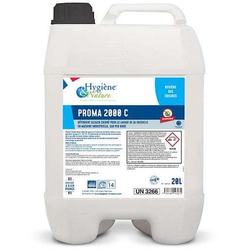 AP - Proma 3000D - Liquide lave-vaisselle eaux dures / 20L (remplacé par Vortha LAV300 3146)