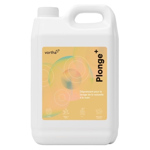 Vortha PLONGE+ liquide vaisselle mains  / 5L