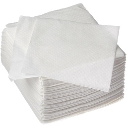 [4101-3200] AP - Serviettes ouate blanche 30x30cm 2p / CT 3200
