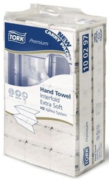 [5005] Essuie-mains pliés Tork H2 Premium 100297 / CT 2100F