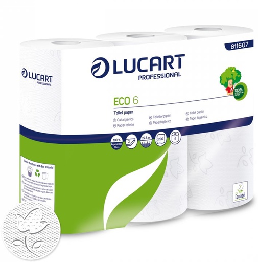 [5073] Papier toilette Std 200f 2p Ecolabel 811607 / CT 96 rlx