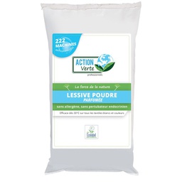 Lessive poudre Action Verte Ecolabel / 10kg